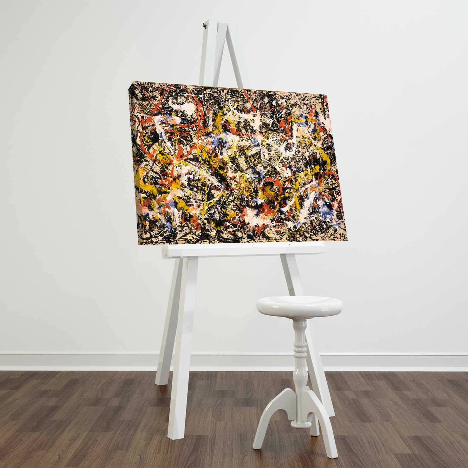 Pikturë dekorative në kanavacë, Wallity FAMOUSART-050, shumëngjyrëshe, 45x70cm