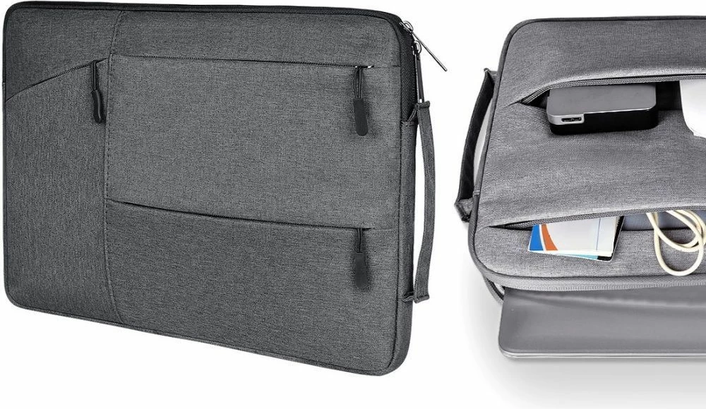 Mbështjellës laptopi Tech-Protect Pocket 14", Gri e errët