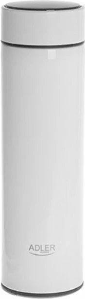 Termos Adler AD4506W me ekran LED me prekje, 473 ml, i bardhë