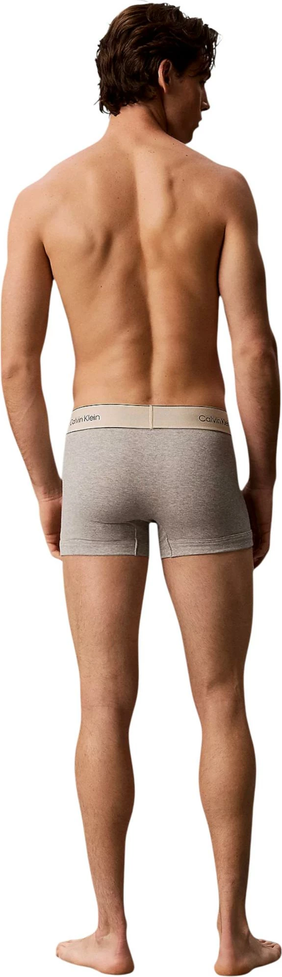 Të brendshme trunk për meshkuj Calvin Klein Underwear TRUNK 3PK LV00NB4446, zi-gri [Madhësia: S]