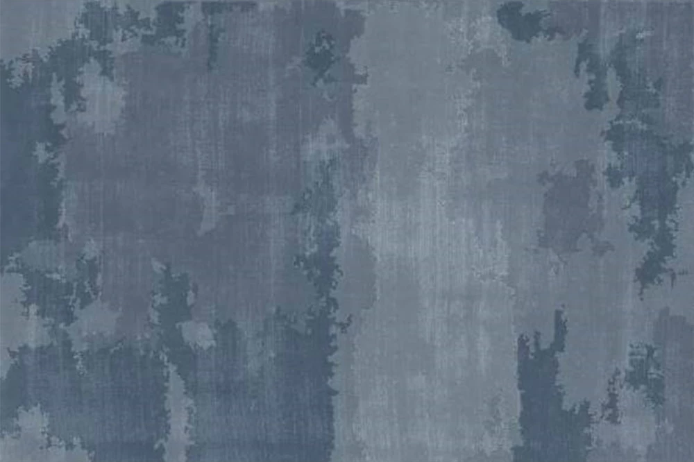 Qilim REEF, pambuk-poliester, ngjyrë kaltër, 60x90cm