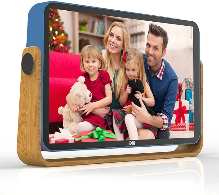 Kornizë digjitale Kodak RWF-108V, 10" IPS touchscreen, Wi‑Fi, SD/MMC, blu