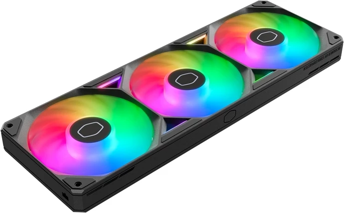 Kasë ventilator Cooler Master SickleFlow Edge 360 ARGB, i zi, set prej 3 copë