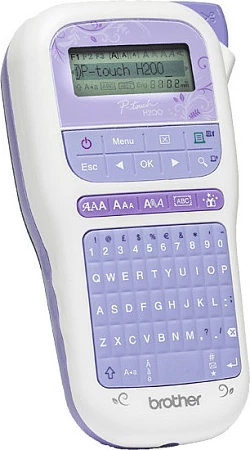 Printer etiketash Brother PT-H200, QWERTY, TZe, 180x180 DPI, bardhë/kaltër