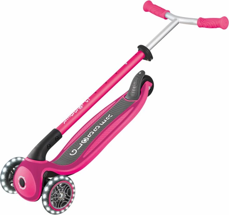 Trotinetë tre rrota Globber MASTER LIGHTS 663-110, fuchsia