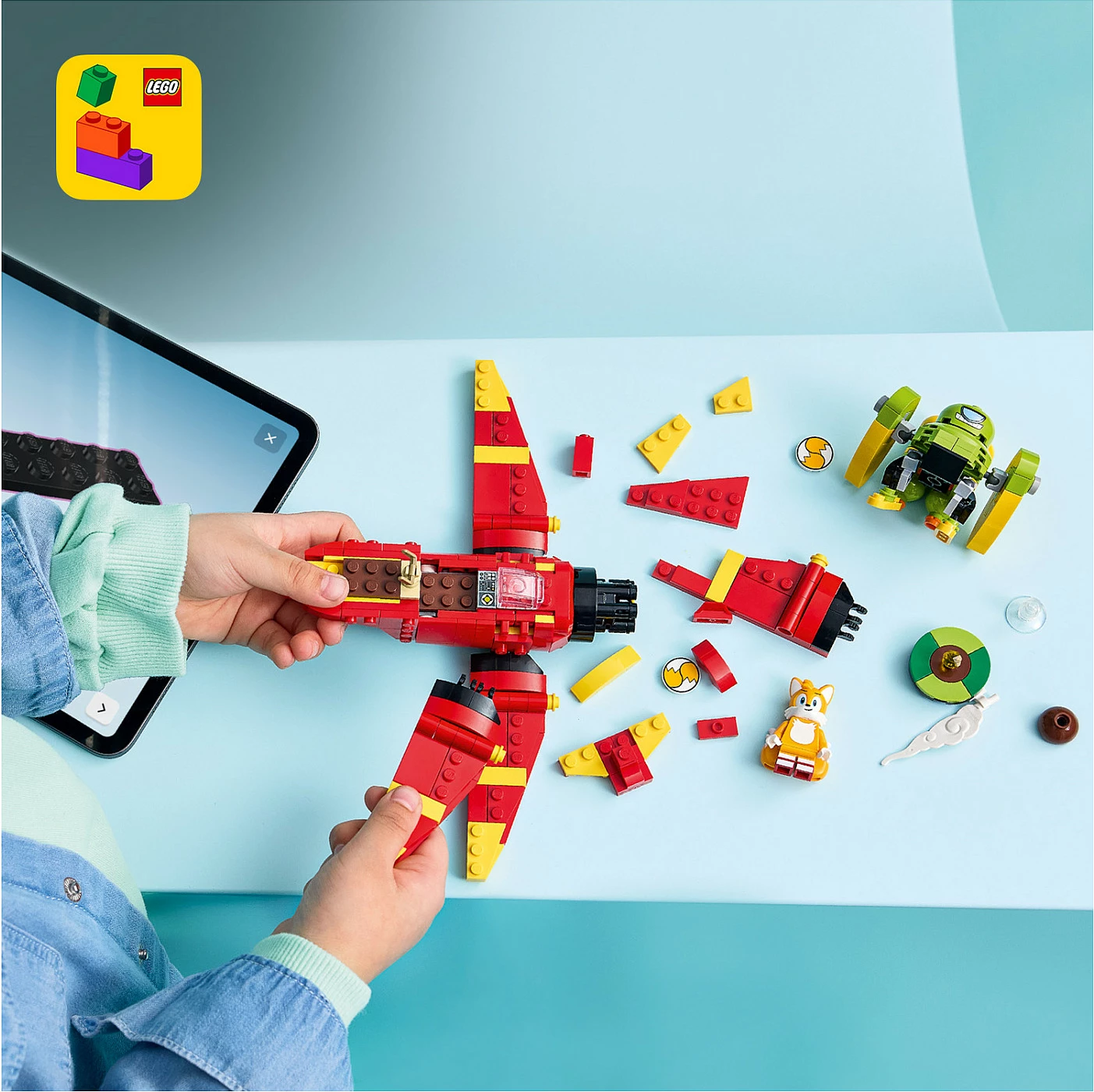 Set ndërtimi LEGO Sonic The Hedgehog 77119 Tails' Tornado-1, 310 copë, multicolor
