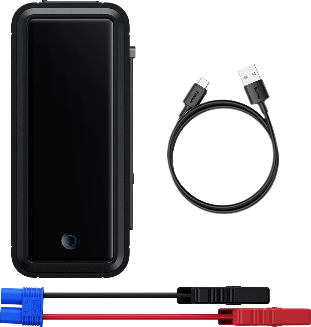 Jump starter Baseus Super Energy Mega Series BS-CH007, 3000A, 12V, me superkondensator, Gri