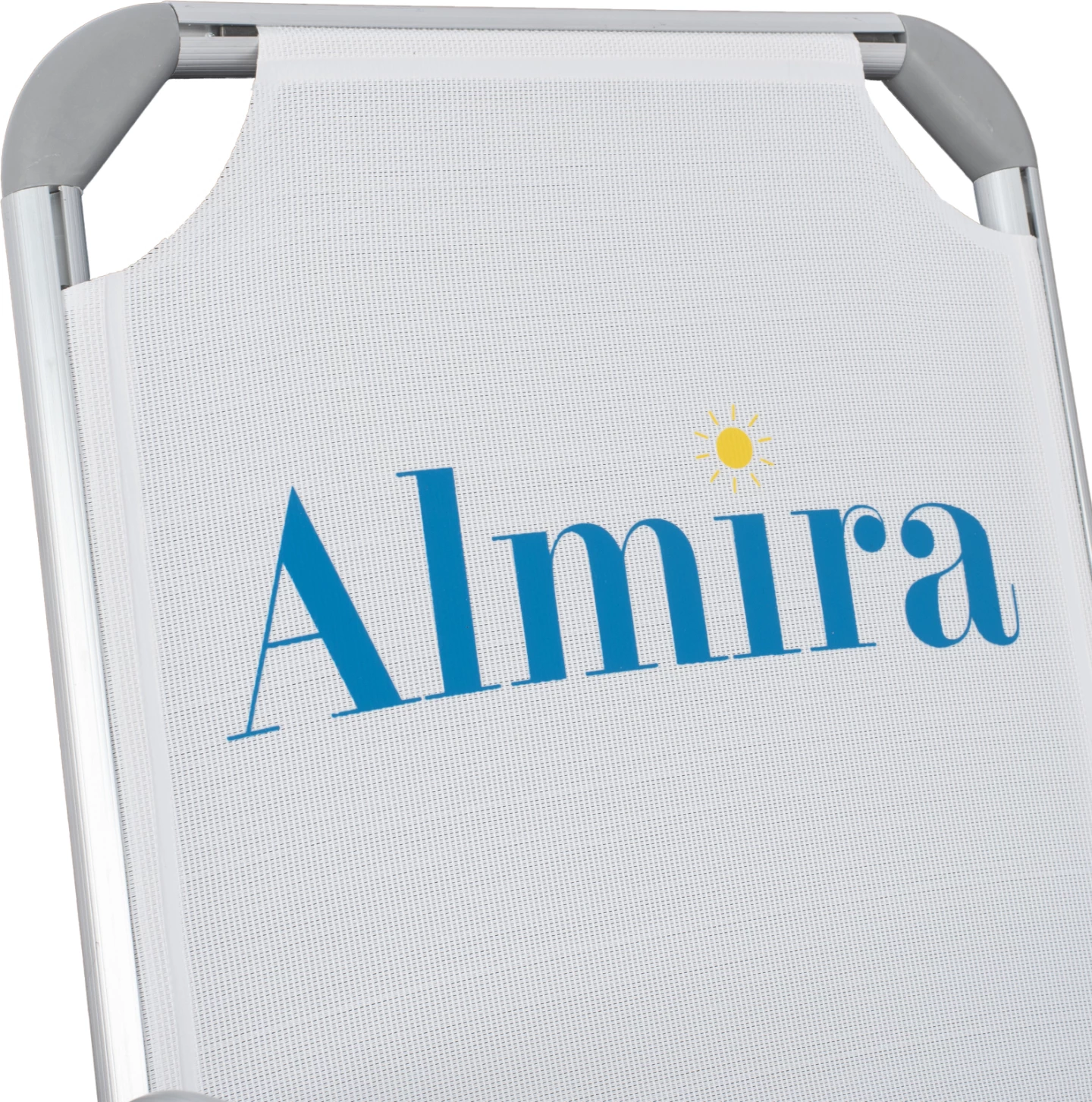 Karrige për plazh, tip i rëndë, alumin, e bardhë, FH5053.03, 56x70x66 cm