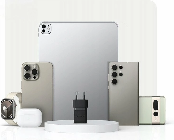 Karikues muri Baseus Palm 30W USB-C EU, i zi, 1 copë