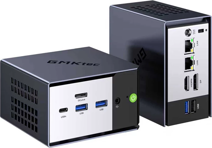 Kompjuter mini GMKtec K16 Ryzen 7 7735HS 32GB RAM 1TB SSD Windows 11 Pro, i zi