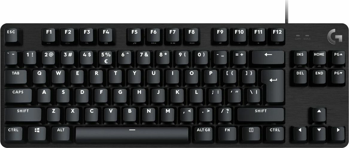 Tastierë mekanike gaming Logitech G413 TKL SE GX Linear (920-010446), TKL 80%, ndriçim LED, USB, e zezë