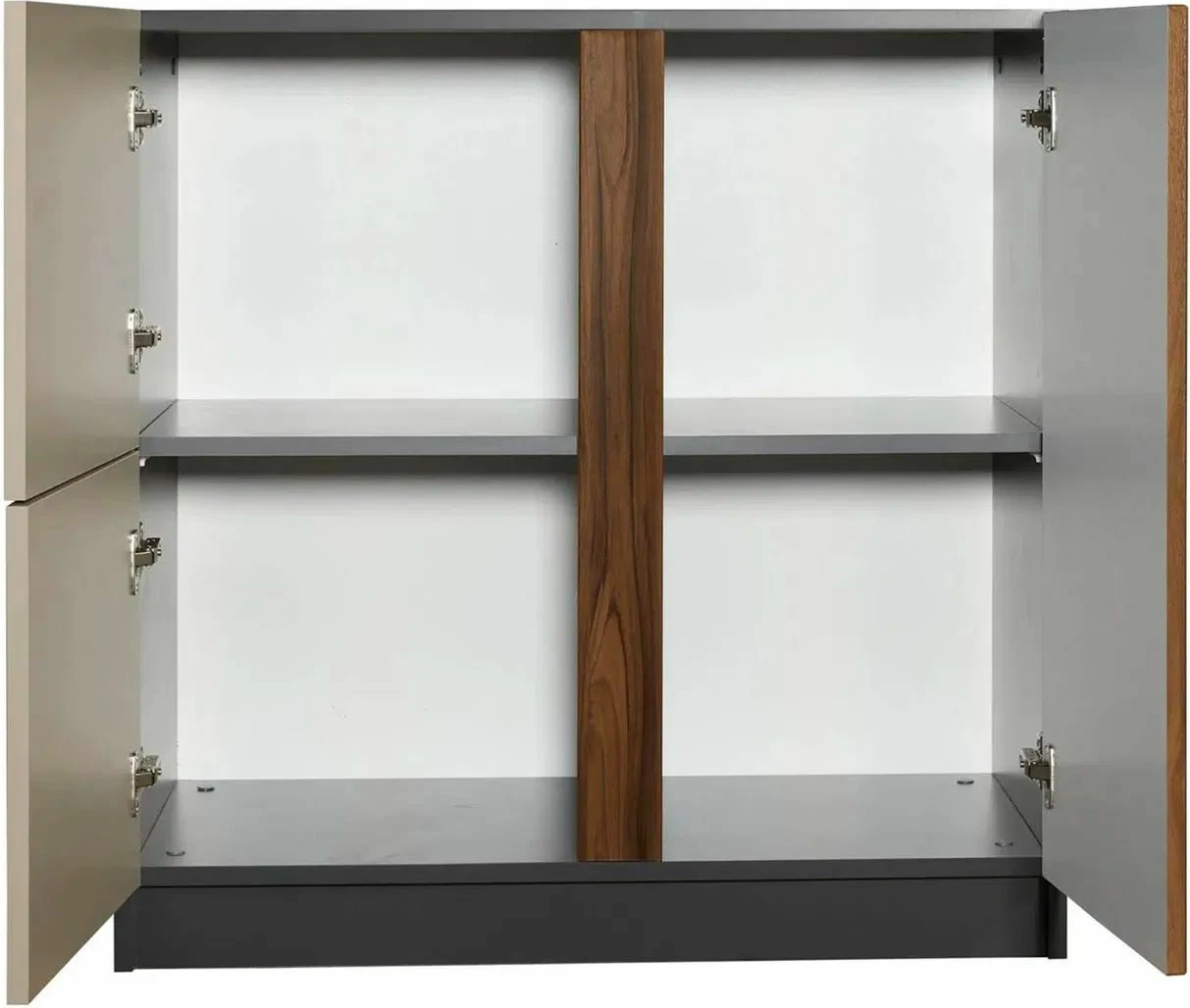 Dollap multifunksional Skye Decor, Tuval 069, anthracite dhe walnut