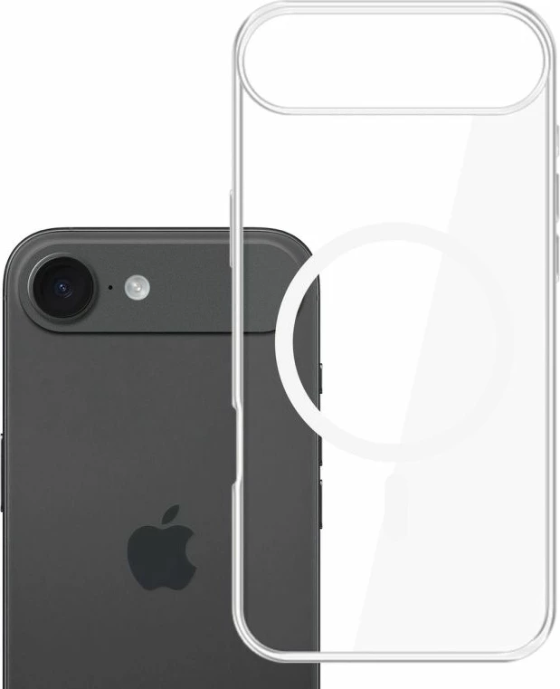 Kllapë telefoni 3mk Clear MagCase për iPhone 17 Air, transparente