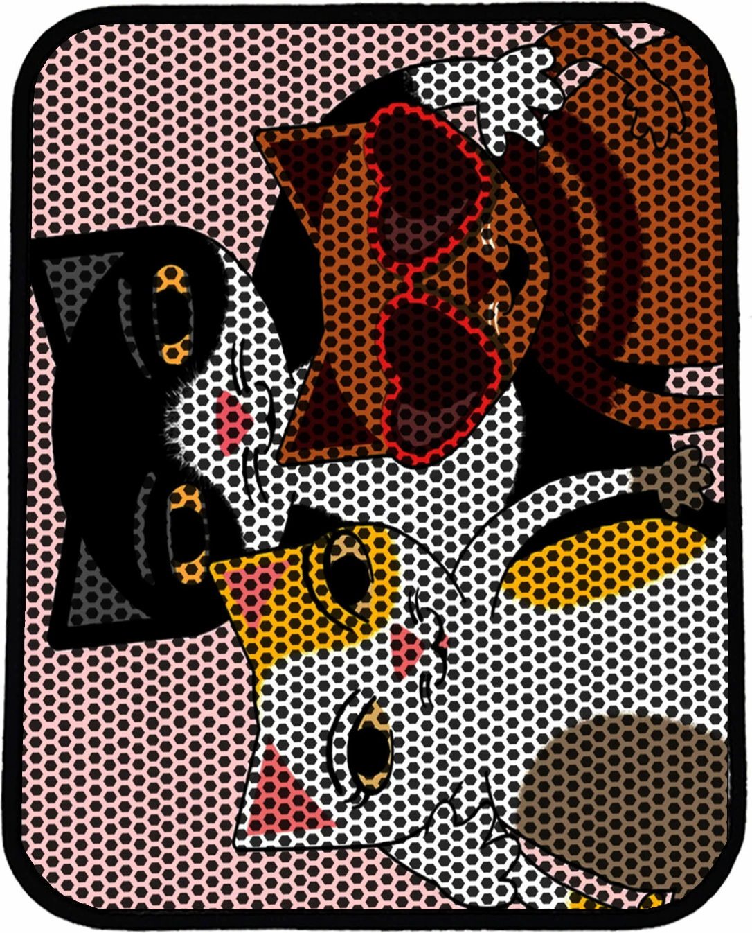 Tapet për rërë mace, shumëngjyrësh, Paws & Whiskers, Nrszn0089