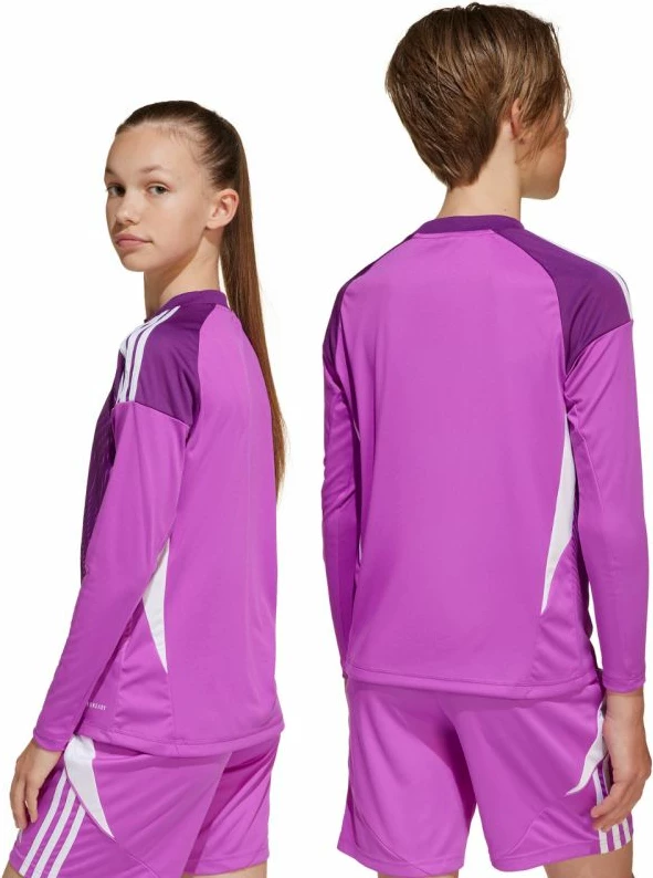 Fanellë portieri për fëmijë adidas, e purpurt [Madhësia: 164 cm]