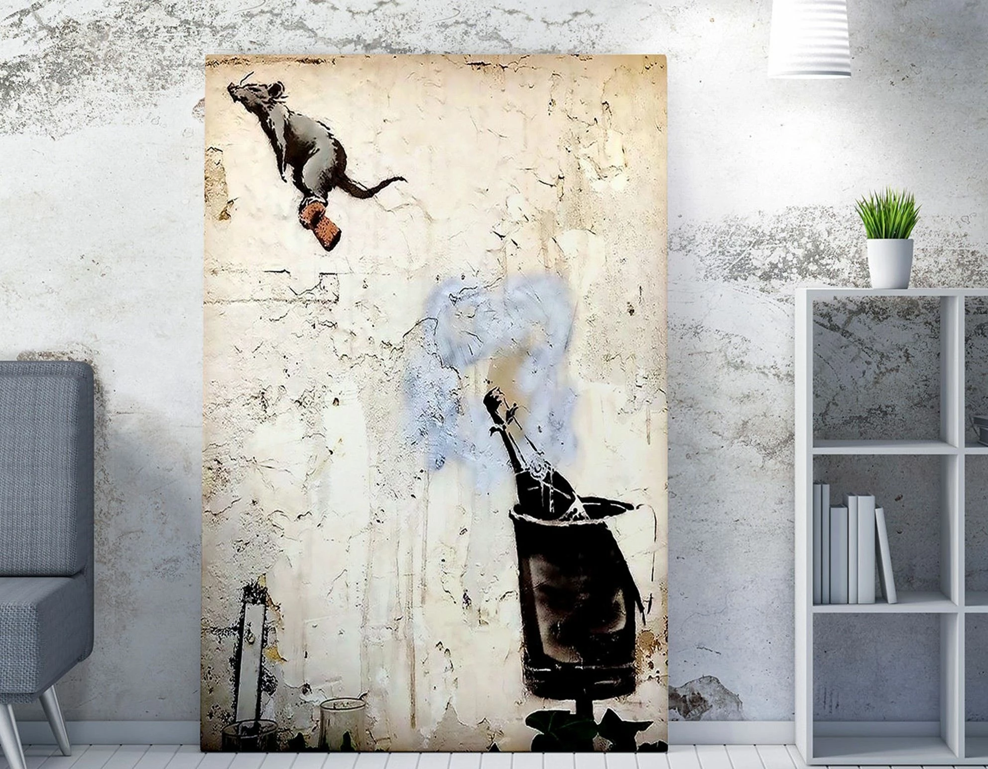 Pikturë dekorative në kanavacë Wallity, WY117, 70x100cm