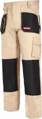Pantallona mbrojtëse pune LAHTI PRO L4050160 100% pambuk 3XL, bezhë