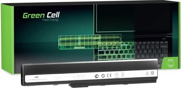 Bateri për laptop Green Cell AS02, 4400mAh, e zezë 