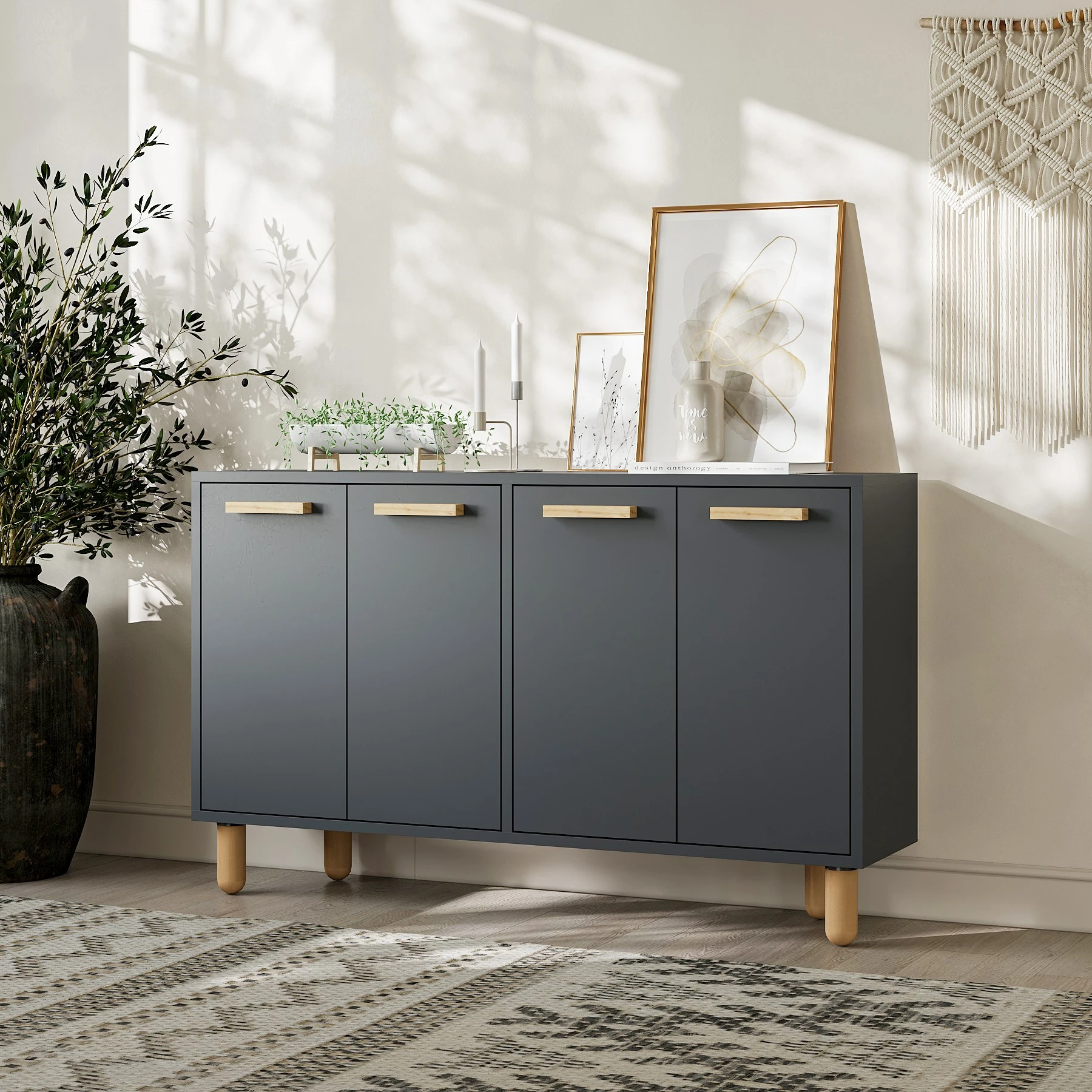 Konsol Skye Decor, Venedik, anthracite