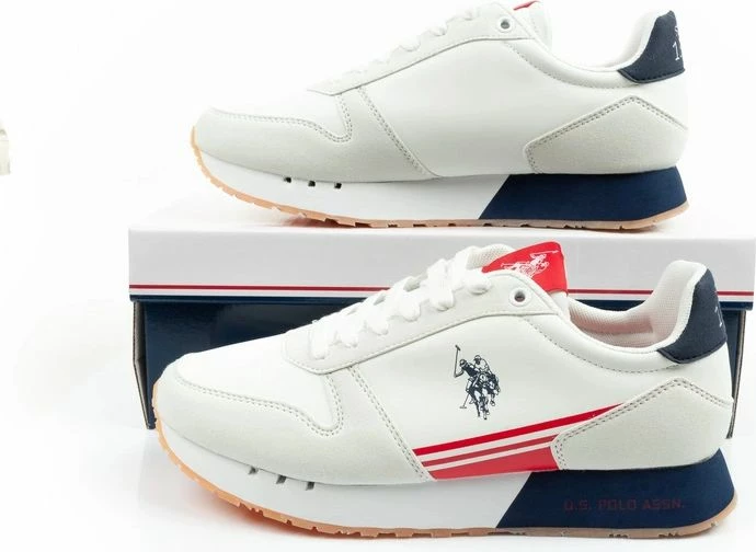 Atlete meshkuj US Polo Assn Deni Man, të bardha