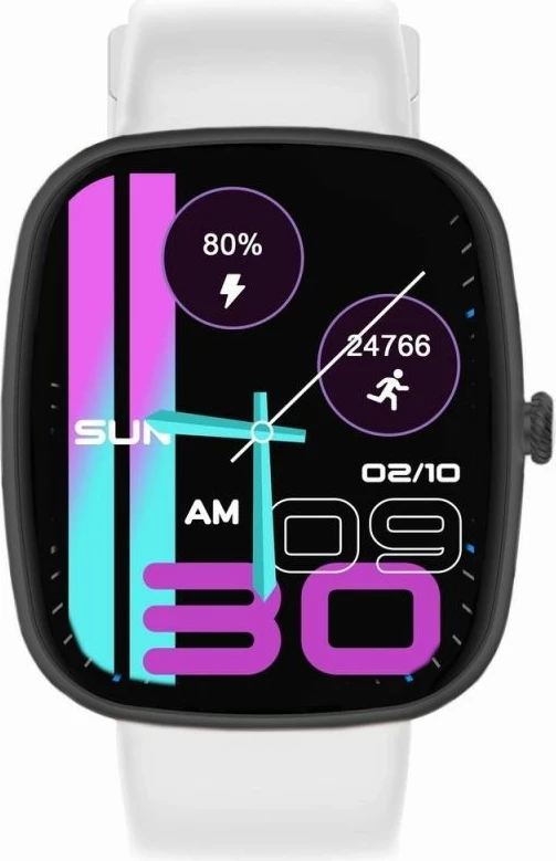 Smartwatch Gravity GT18-10, dy rripa, e zezë