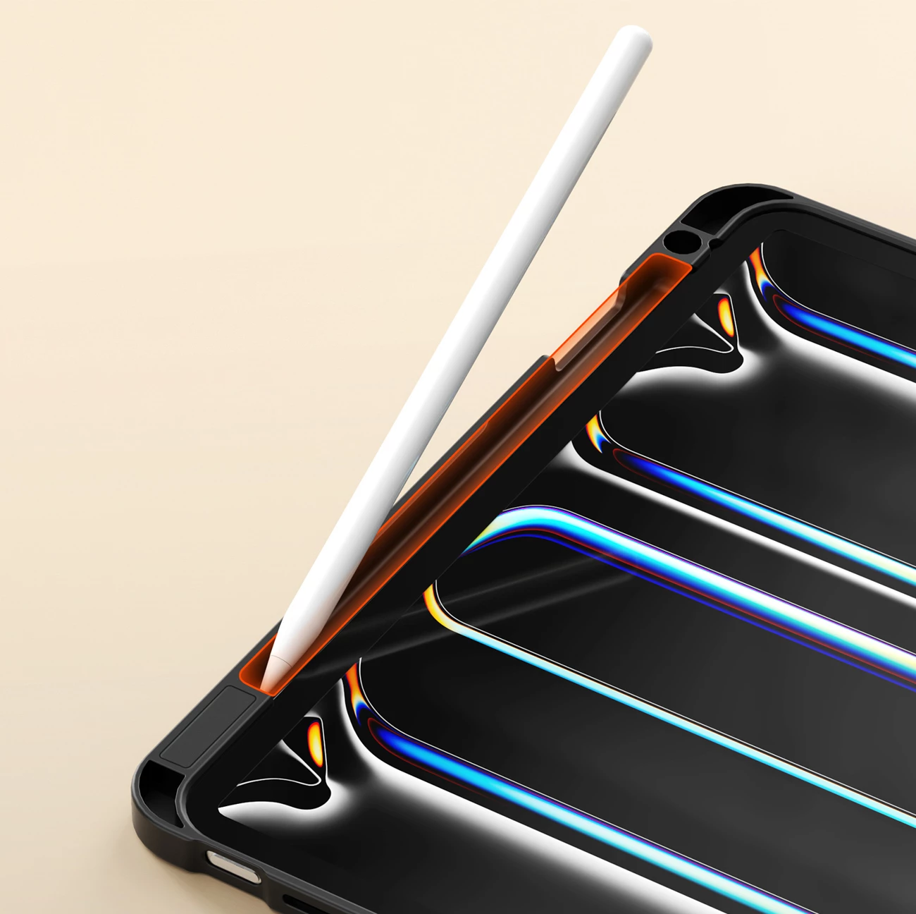 Mbështjellës Dux Ducis Vers për iPad Pro 11\" (2024/2025), me stendë, mbajtës Apple Pencil, auto wake/sleep, i zi