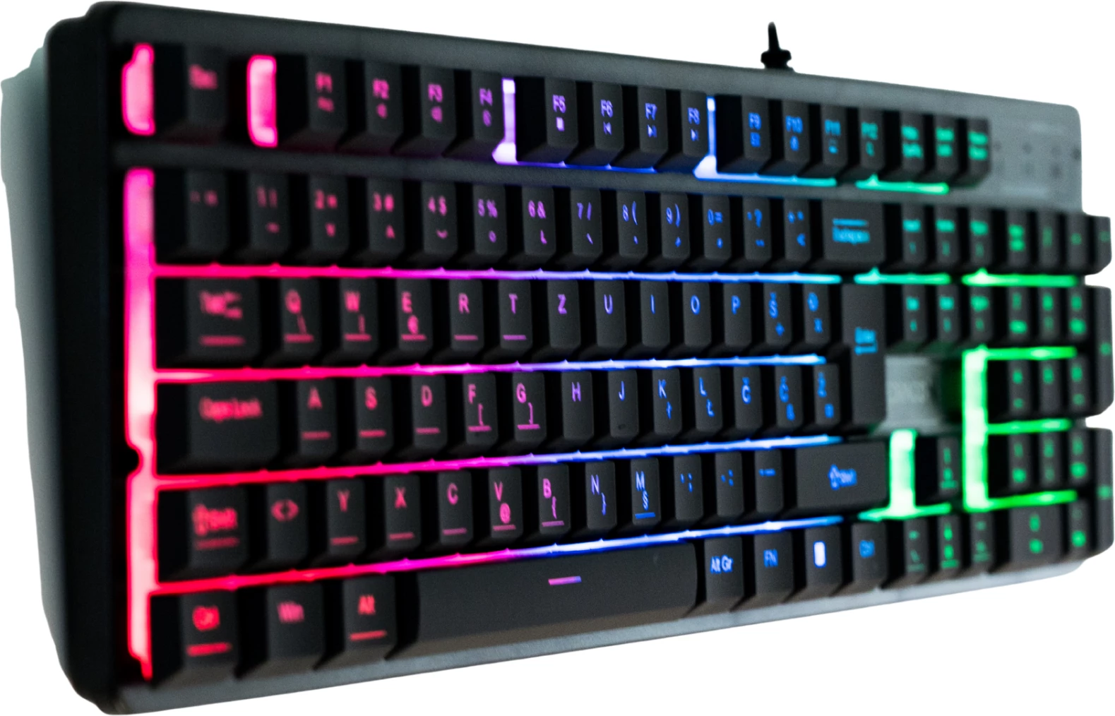 Tastierë gaming Redragon Netherbane K521, RGB, 104 taste, USB-C, SLO/CRO layout, e zezë
