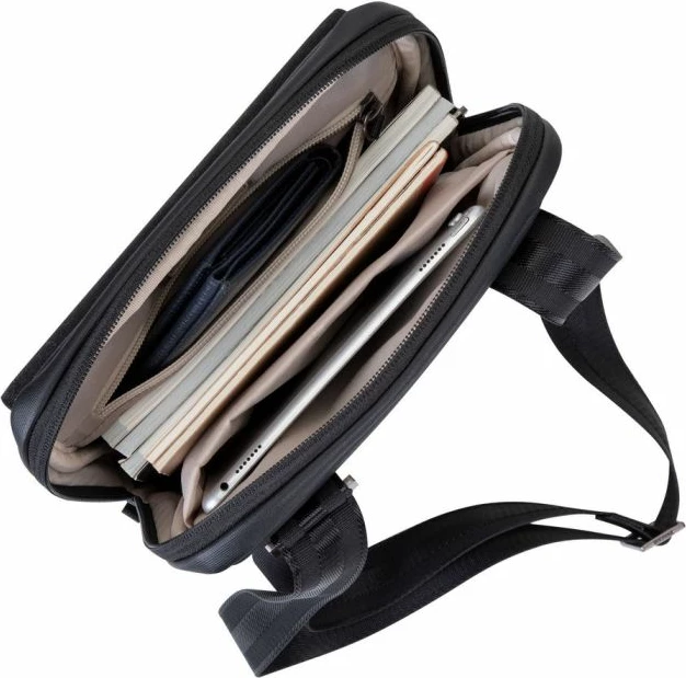 çantë për tablet RivaCase Cardiff 8511, 11\", me rrip krahu, e zezë