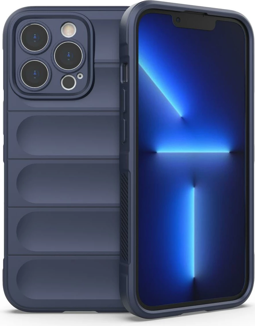 Mbështjellës Hurtel Magic Shield Case për iPhone 13 Pro Max, TPU, Kaltër e errët