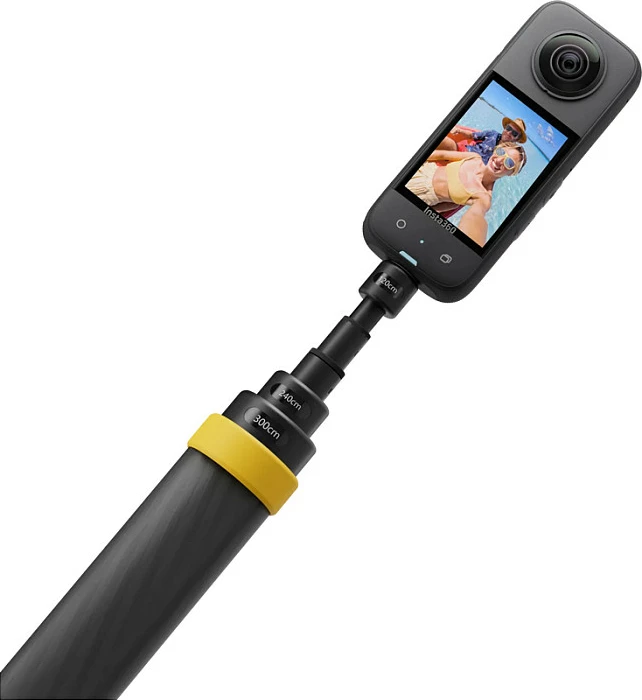 Selfie stick i zgjatshëm Insta360, i zi/verdhë
