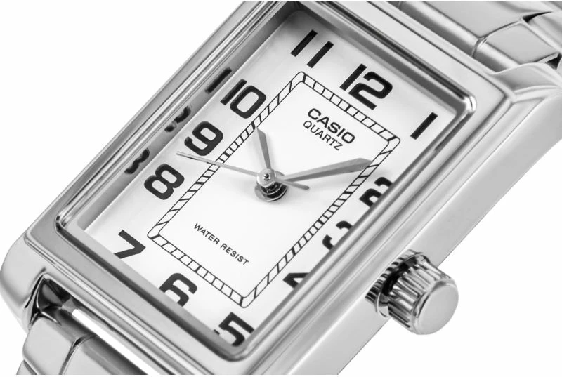 Orë dore për femra Casio LTP-1234PD-7BEG, argjend