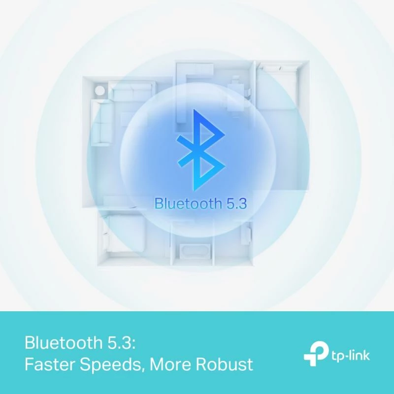 Adapter USB Bluetooth TP-Link UB500 Plus, antenë e jashtme, i zi