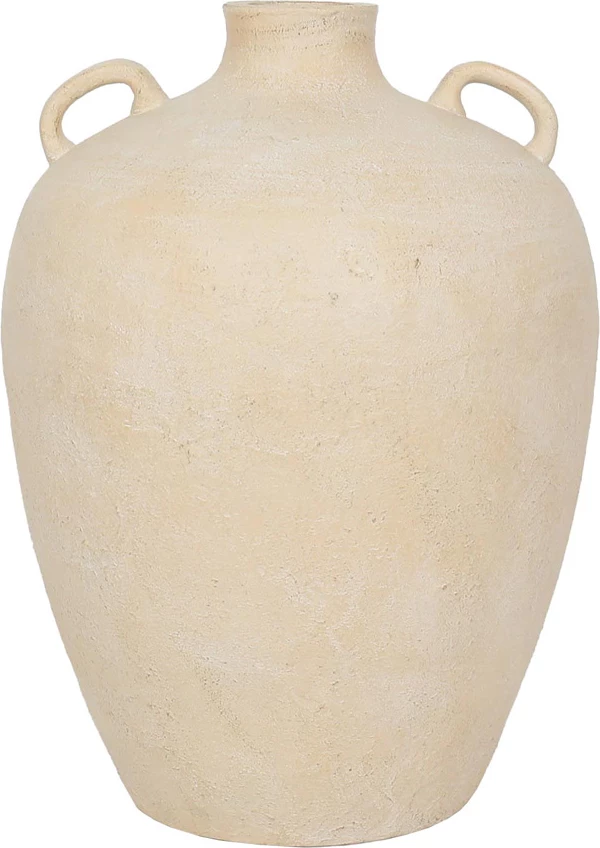 Vazo Kythnos, 40x40x57 cm, MgO, bezhë