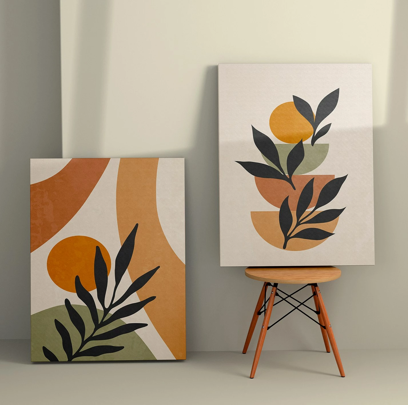 Pikturë dekorative në kanavacë (2 copë), Wallity, 2KNV4271, 50x70 cm