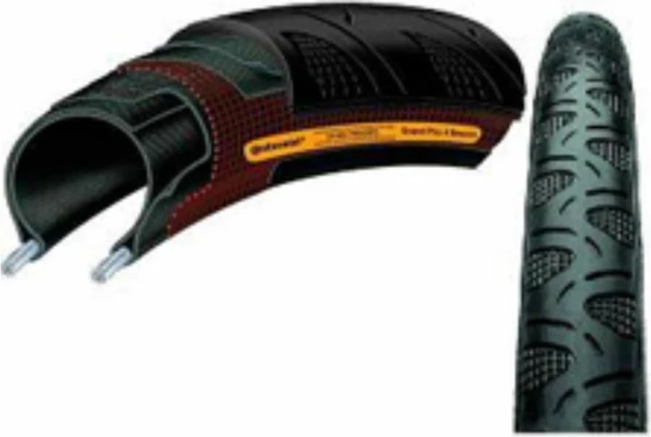 Gomë biçiklete Continental, e zezë