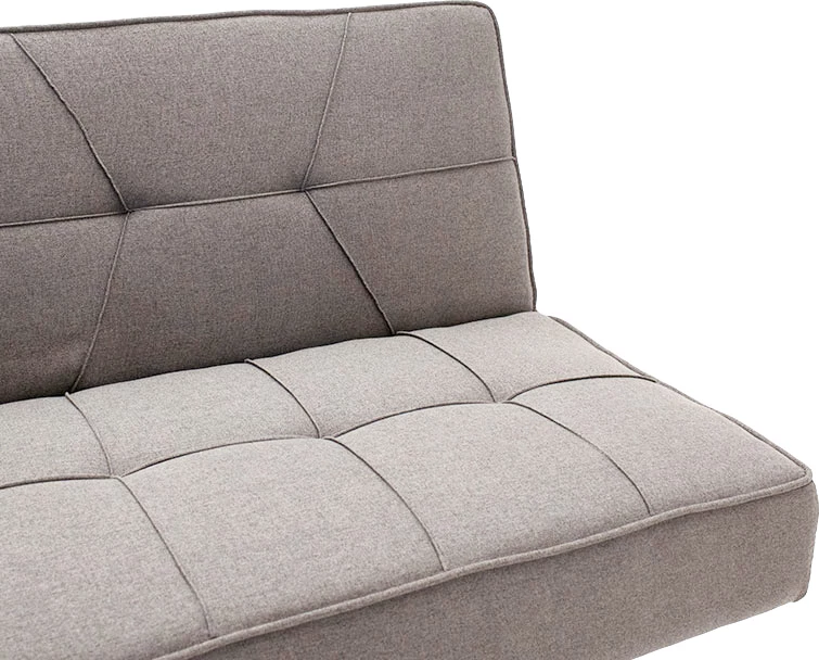 Divan shtrat 3 vendesh, ngjyrë gri, 175x83x74cm