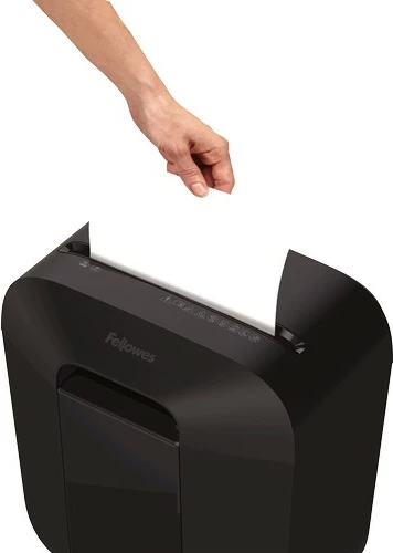 Makineri copëtimi letra Fellowes Powershred LX25, 11.5L, 6 fletë, particle-cut, e zezë
