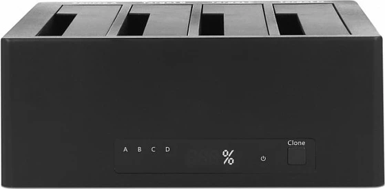 Docking station DeLOCK 64063, 4x SATA për HDD/SSD 2.5/3.5, USB 3.2 Gen1, Clone, e zezë