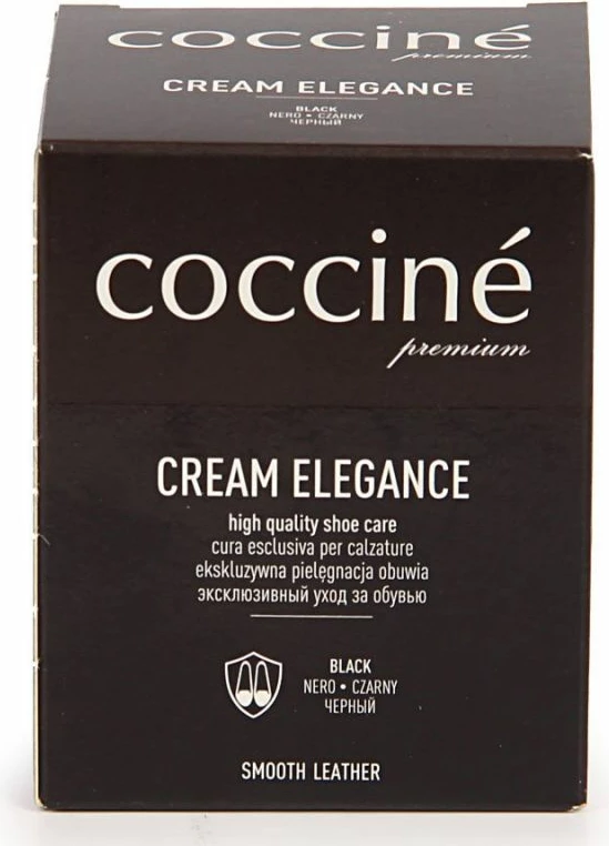 Krem për këpucë prej lëkure Coccine, i zi