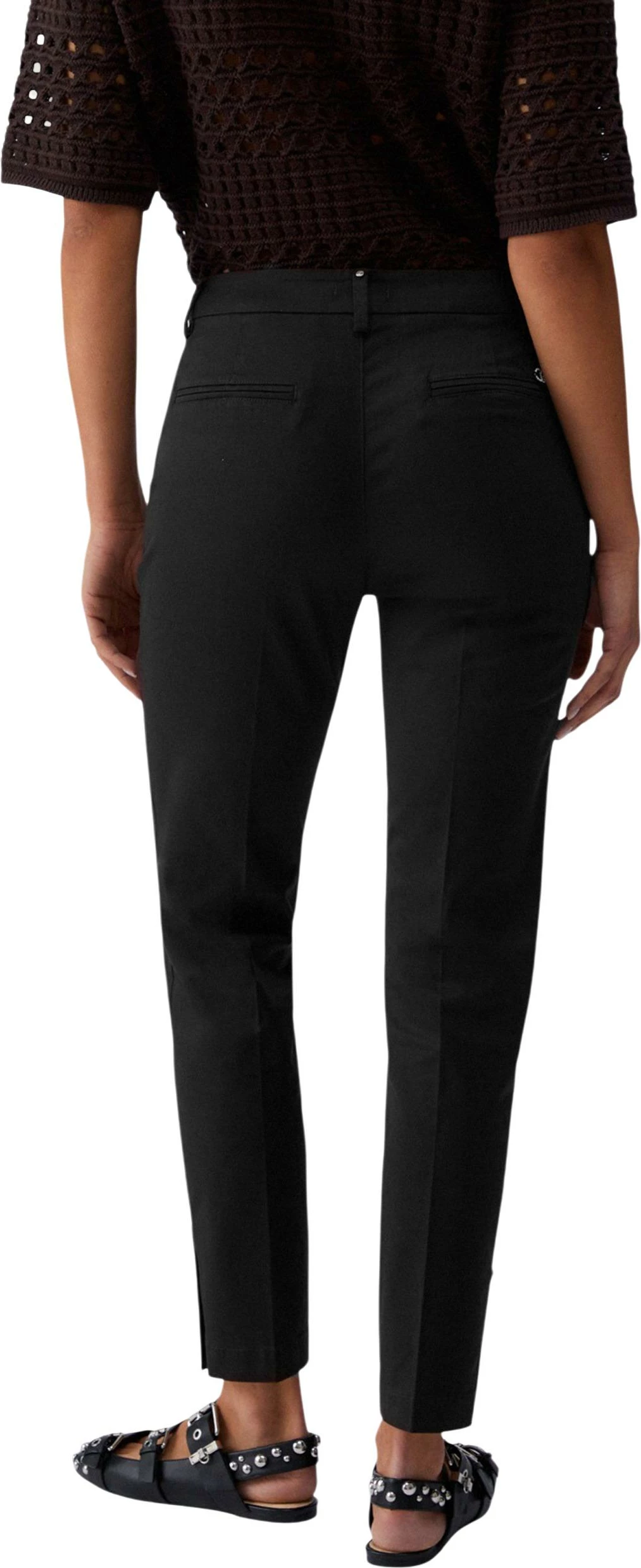 Pantallona chino për femra Liu Jo WA6474 T373A, të zeza [Madhësia: W25]