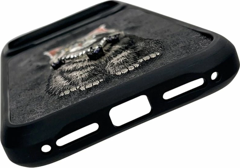 Kapak MagSafe Nimmy Lucky Fashion Cat për iPhone 17 Pro, i zi
