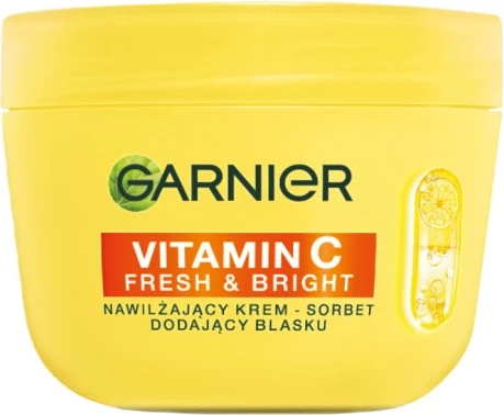 Krem hidratues fytyre për femra Garnier Vitamin C Fresh & Bright Sorbet Glow Enhancer 85ml