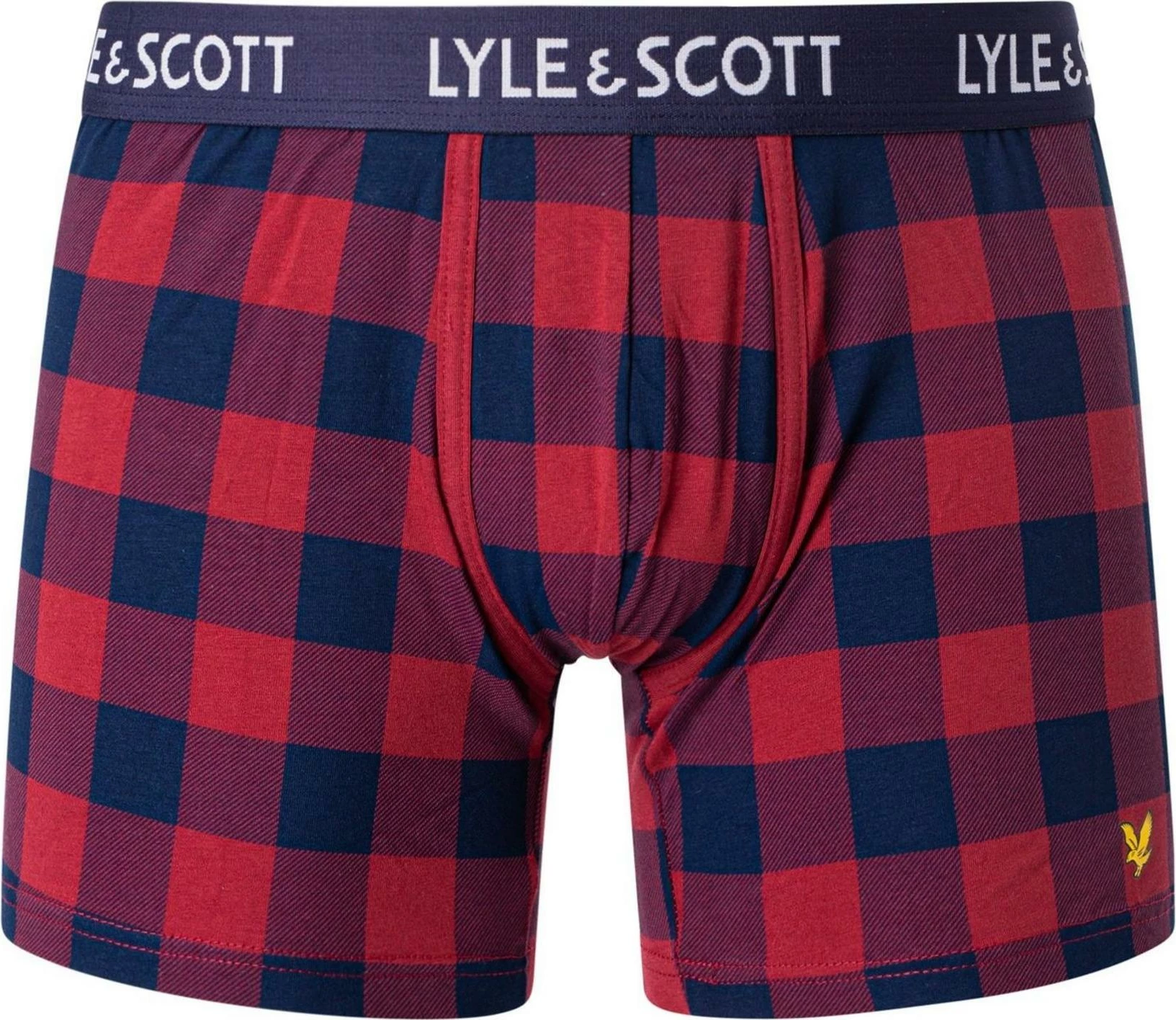 Set i brendshëm për meshkuj Lyle & Scott OTIS LS-UW-GFT-012-3323, bordo [Madhësia: XL]