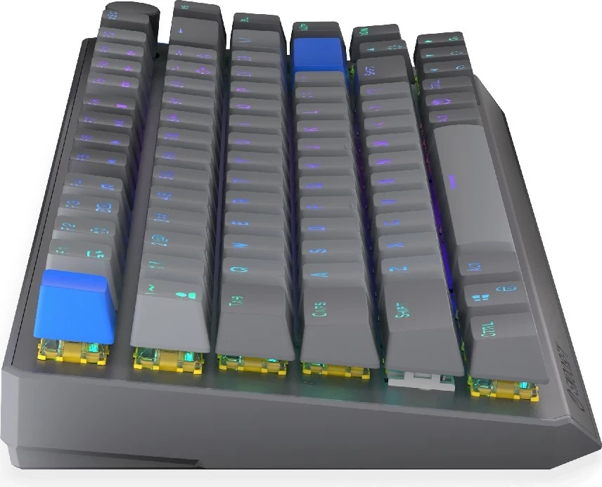 Tastierë mekanike wireless Endorfy Thock V2 75%, RGB, hot-swap, gri