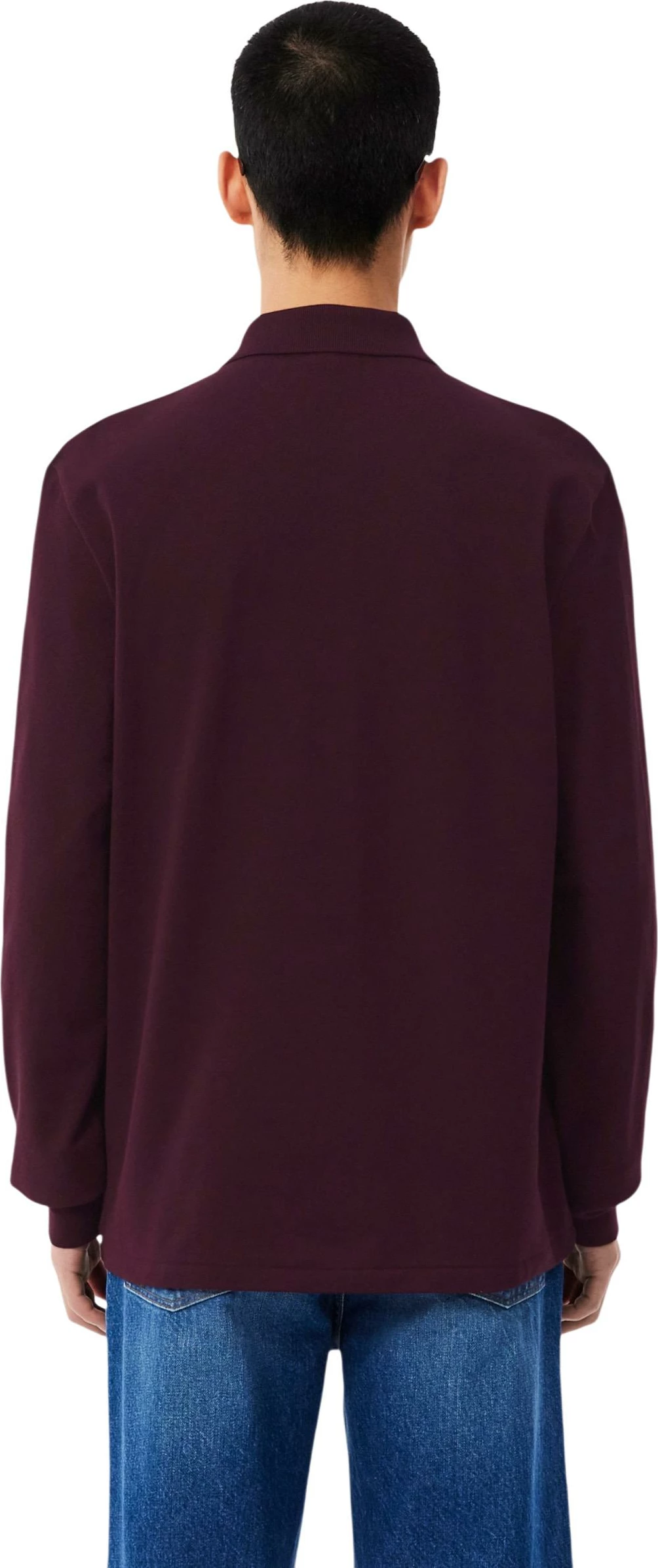 Maicë polo me mëngë të gjata për meshkuj Lacoste L1312, vjollcë rrushi [Madhësia: XL]