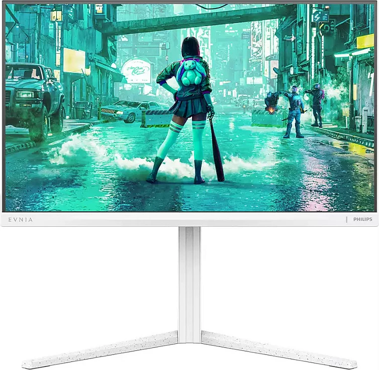 Monitor Philips Evnia 24M2N3201P/00, 23.8", Full HD, Fast IPS, 260Hz, 1ms, HDR, i bardhë