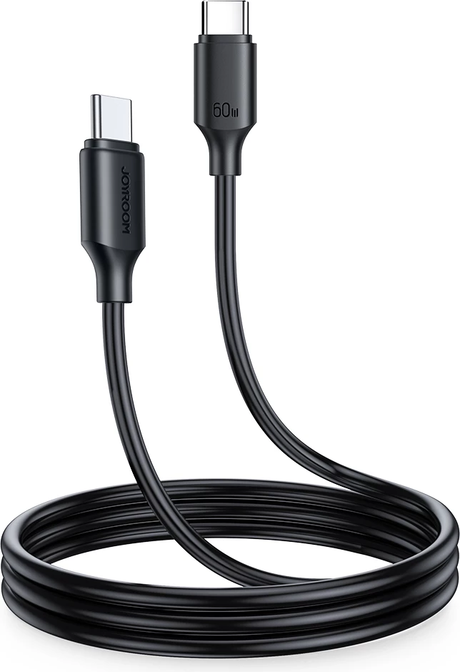 Kabllo USB-C në USB-C Joyroom Long-Lasting Series A9 S-CC060A9 60W 3A 1m, e zezë