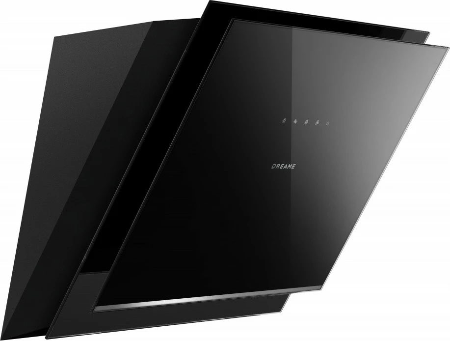 Aspirator kuzhine muror, Dreame HZ40 PRO, 650 m³/h, 60 cm, kontroll me prekje dhe gjeste, LED, i zi