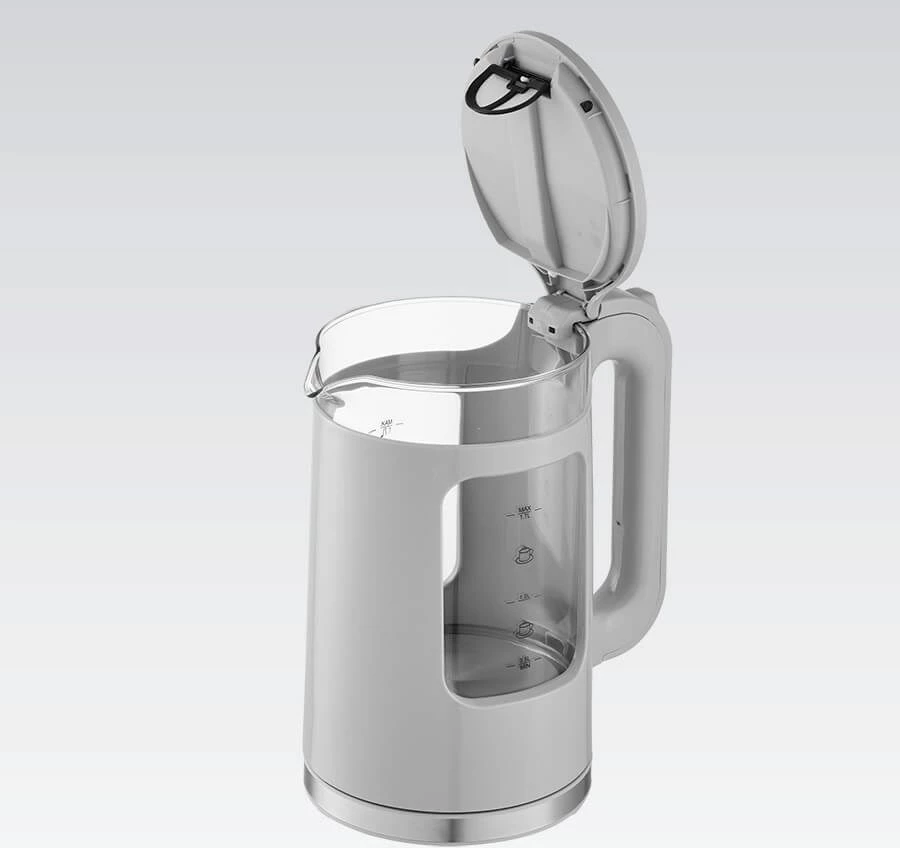 Çajnik elektrik Maestro MR-065, 1.7L, 2200W, Gri