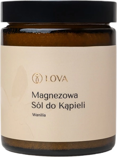 Kripë për banjë LOVA Magnesium Bath Salt Vanilla për femra 180g